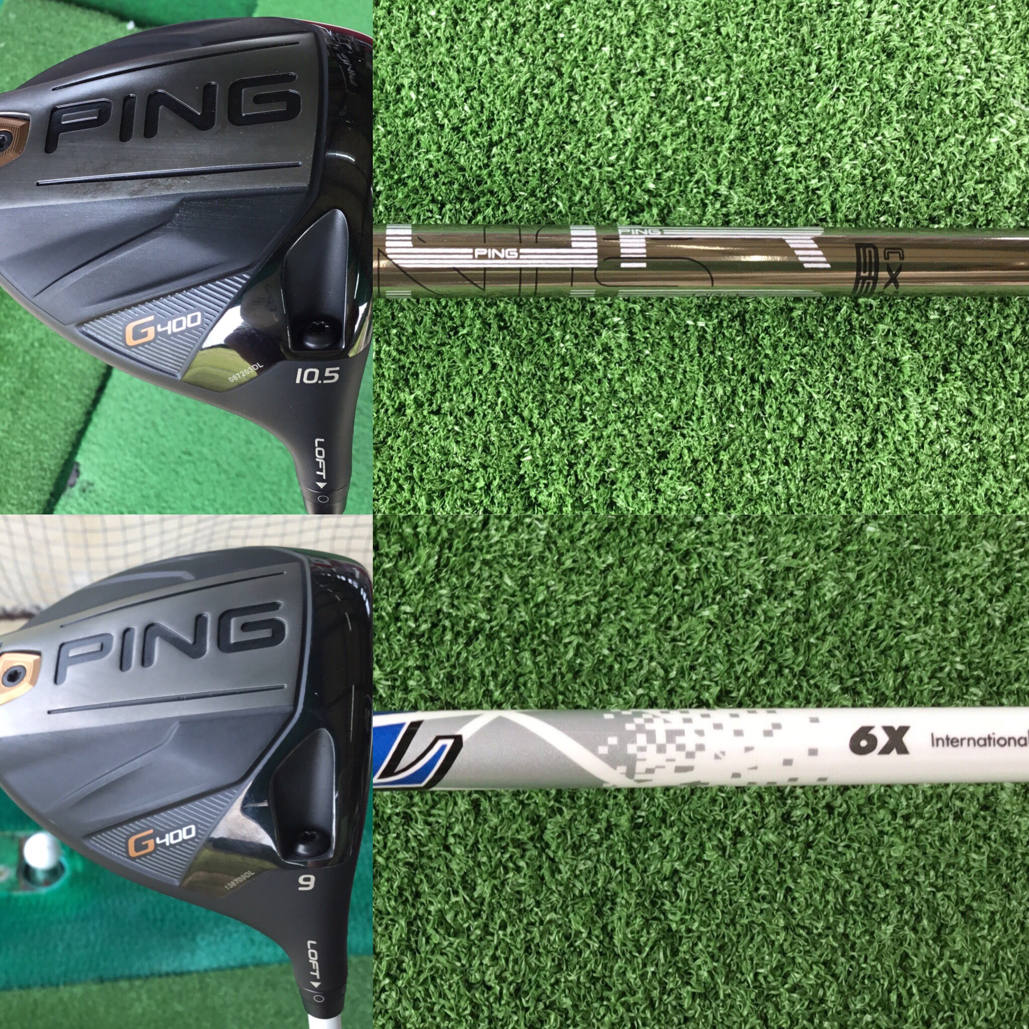 ドライバー PING G400 10度 純正シャフト