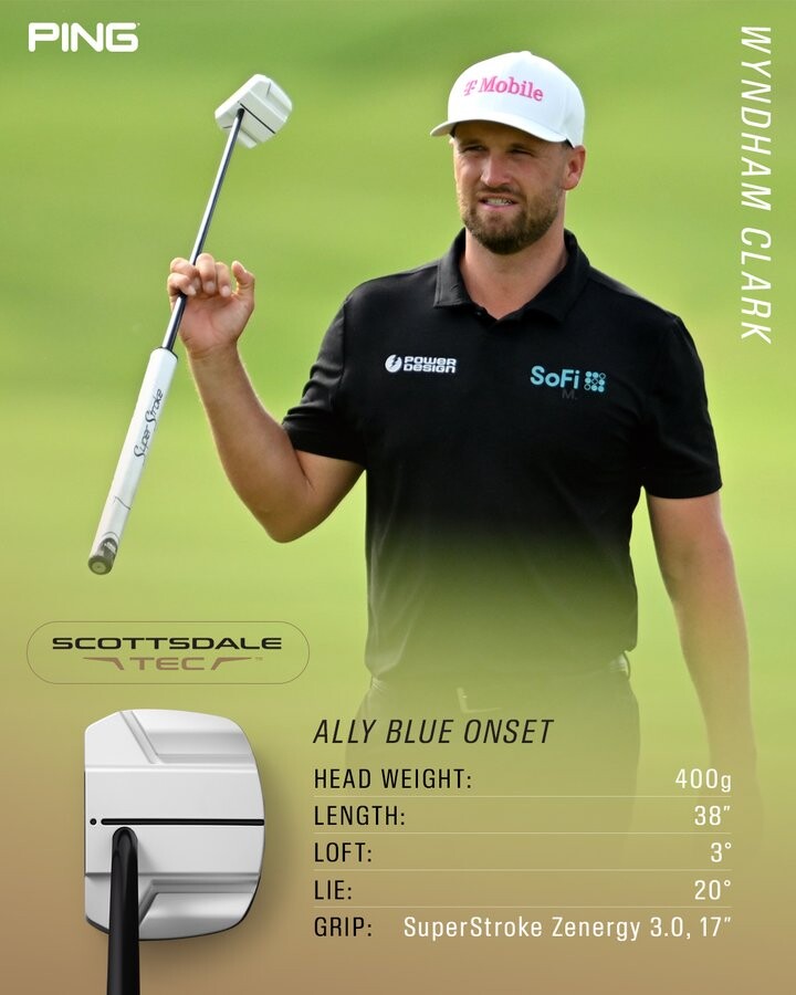 ウインダム・クラークがPINGとSCOTTSDALE TECパター契約 - PING 専門店